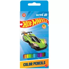 Олівці кольорові, 12 шт. Hot Wheels HW25-051 Kite