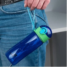 Пляшечка для води, 530 мл, синя, K25-400-3 Kite