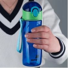 Пляшечка для води, 530 мл, синя, K25-400-3 Kite