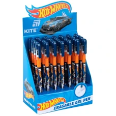 Ручка гелева "пиши-стирай", синя Hot Wheels HW25-068 Kite