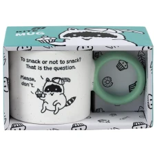 Чашка 370 мл. Cupcake racoon K25-220-3 Kite