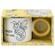 Чашка 370 мл. Crazy cat K25-220-5 Kite