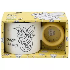 Чашка 370 мл. Crazy cat K25-220-5 Kite