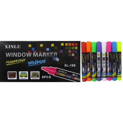 Маркер Window Fluoresent, кольор.в асорт., XL-188