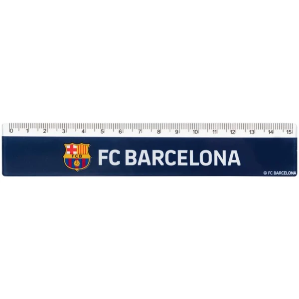Лінійка пластикова, 15см. FC Barcelona BC25-090 Kite