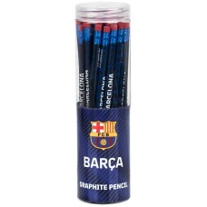 Олівець графітний з гумкою FC Barcelona, 36шт., туба, BC25-056 Kite
