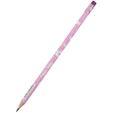 Олівець графітний з гумкою Hello Kitty, 36шт., туба, HK25-056 Kite