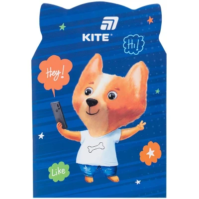 Блокнот м'яка обкл., 48 арк. кліт., Hey Fox K25-461-3 Kite