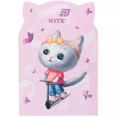 Блокнот м'яка обкл., 48 арк. кліт., Pink cat K25-461-2 Kite