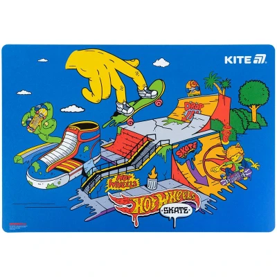 Підкладка настільна, 42,5x29см, PP Hot Wheels HW25-207-2 Kite
