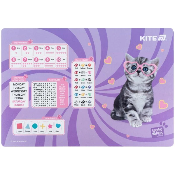 Підкладка настільна, 42,5x29см, PP Studio Pets SP25-207 Kite