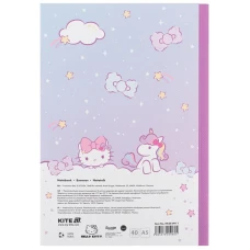 Блокнот м'яка обкл. А5, 40 арк., клітинка, Hello Kitty HK24-091-1 Kite