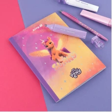 Блокнот м'яка обкл. А5, 40 арк., клітинка, My Little Pony LP24-091 Kite