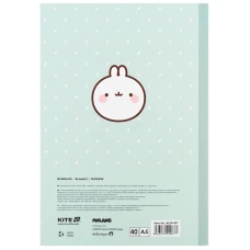 Блокнот м'яка обкл. А5, 40 арк., клітинка, Molang ML24-091 Kite