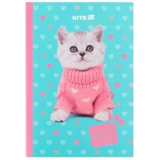 Блокнот м'яка обкл. А5, 40 арк., клітинка, Studio Pets SP24-091 Kite