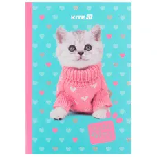 Блокнот м'яка обкл. А5, 40 арк., клітинка, Studio Pets SP24-091 Kite