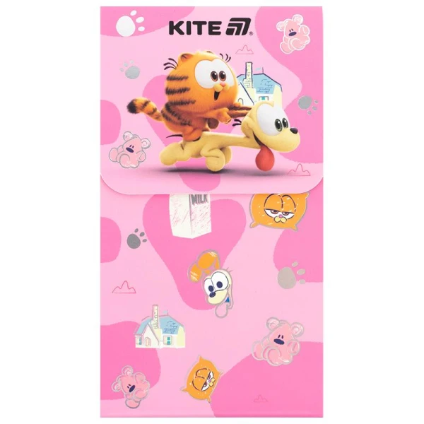Блокнот на магніті, 60 арк., клітинка, Garfield GF24-092 Kite