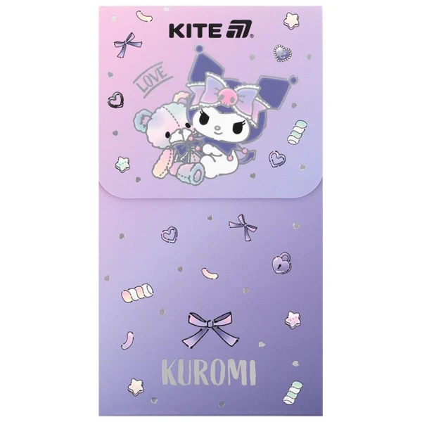 Блокнот на магніті, 60 арк., клітинка, Kuromi HK24-092-2 Kite