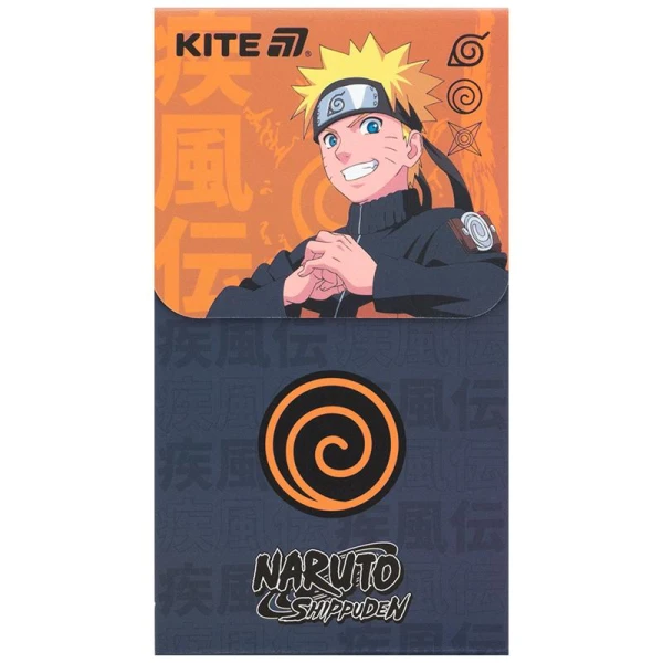 Блокнот на магніті, 60 арк., клітинка, Naruto NR24-092 Kite