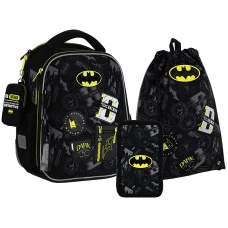 Набір рюкзак + пенал + сумка для взуття Kite SET_DC25-555S DC Batman