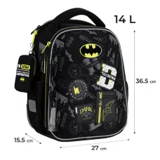 Набір рюкзак + пенал + сумка для взуття Kite SET_DC25-555S DC Batman