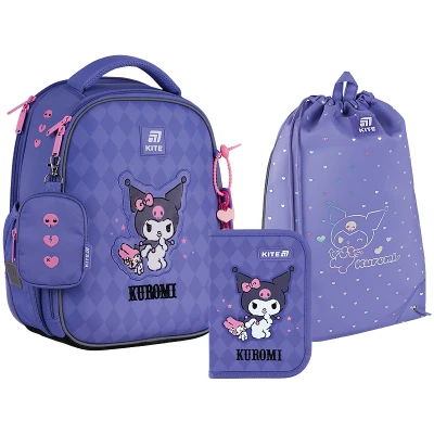 Набір рюкзак + пенал + сумка для взуття Kite SET_HK25-555S-2 Kuromi