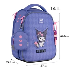 Набір рюкзак + пенал + сумка для взуття Kite SET_HK25-555S-2 Kuromi