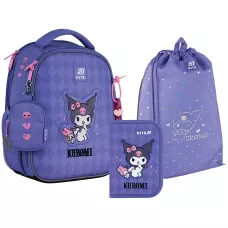 Набір рюкзак + пенал + сумка для взуття Kite SET_HK25-555S-2 Kuromi