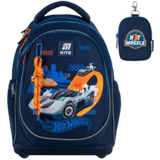 Набір рюкзак + пенал + сумка для взуття Kite SET_HW25-724S Hot Wheels
