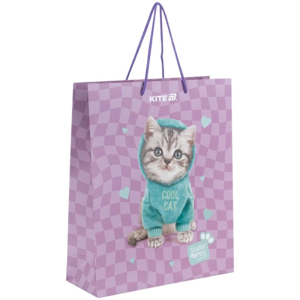 Пакет паперовий подарунковий, 26х32см, Studio Pets SP25-266 Kite