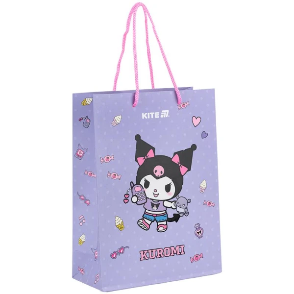 Пакет паперовий подарунковий, 18х24см, Kuromi HK25-265-2 Kite
