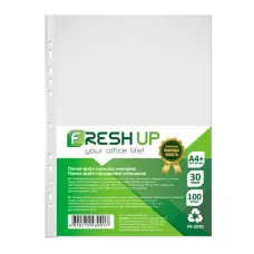 Папка-файл, A4, PP 30мкм., глянцевий, уп.100шт., FR-2030 Fresh Up