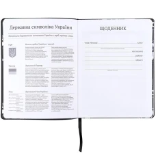 Щоденник шкільний, м'яка обкл. PU, Anime boy K25-283-2 Kite