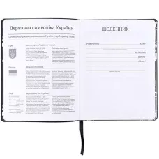 Щоденник шкільний, м'яка обкл. PU, Anime boy K25-283-2 Kite