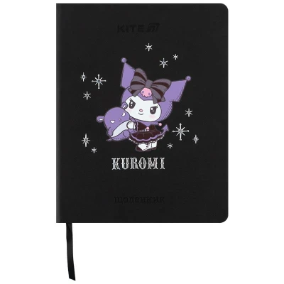 Щоденник шкільний, тверда обкл. PU, Kuromi HK25-264-2 Kite