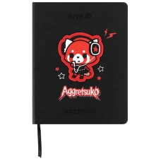 Щоденник шкільний, тверда обкл. PU, Aggretsuko AR25-264 Kite