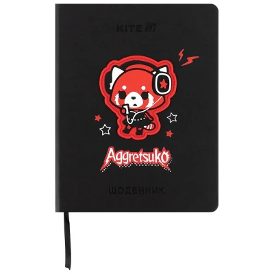 Щоденник шкільний, тверда обкл. PU, Aggretsuko AR25-264 Kite