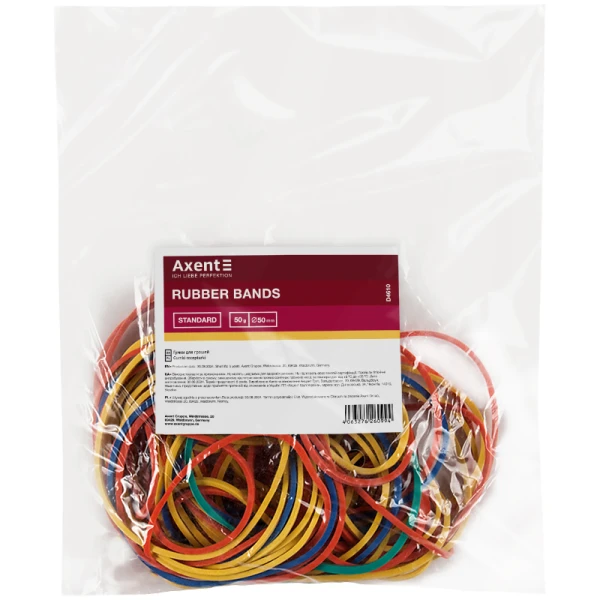 Гумки для грошей Standard кольорові, 50 г, D4610