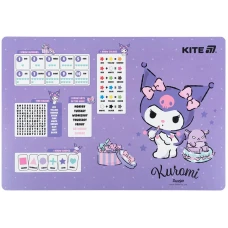 Підкладка настільна, 42,5x29см, PP Kuromi HK25-207-2 Kite