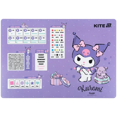 Підкладка настільна, 42,5x29см, PP Kuromi HK25-207-2 Kite