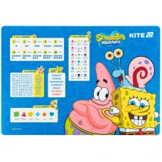 Підкладка настільна, 42,5x29см, PP Sponge Bob SB25-207 Kite