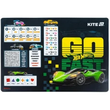 Підкладка настільна, 42,5x29см, PP Hot Wheels HW25-207-1 Kite