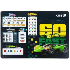 Підкладка настільна, 42,5x29см, PP Hot Wheels HW25-207-1 Kite