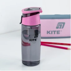 Пляшечка для води, 550 мл, сіра, K25-401-1 Kite