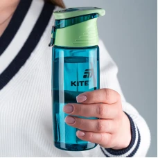 Пляшечка для води, 550 мл, смарагдова, K25-401-2 Kite