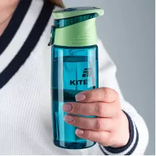 Пляшечка для води, 550 мл, смарагдова, K25-401-2 Kite