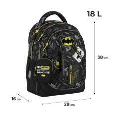 Набір рюкзак + пенал + сумка для взуття Kite SET_DC25-700M DC Batman