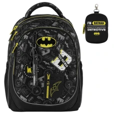 Набір рюкзак + пенал + сумка для взуття Kite SET_DC25-700M DC Batman