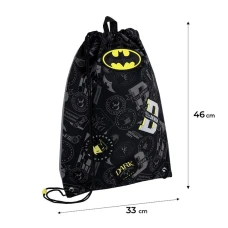 Набір рюкзак + пенал + сумка для взуття Kite SET_DC25-700M DC Batman
