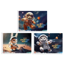 Альбом для малювання, спiраль, 20арк., 120г/м2, PB-SC-020-8012 Школярик